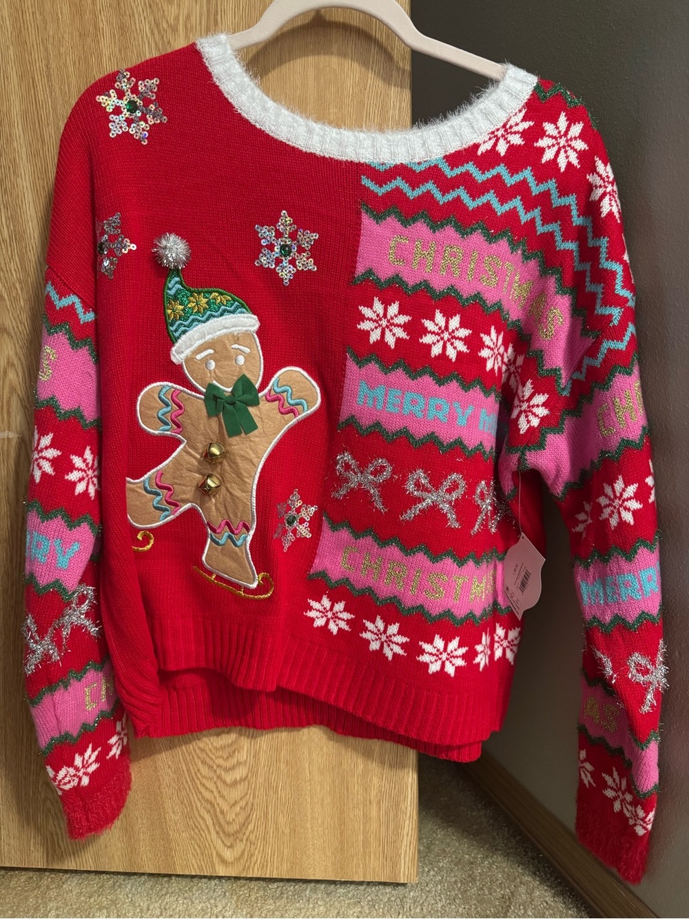 Gingerbread Ugly Xmas Pullover Sweater